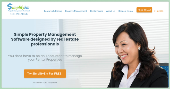 online rental application software simplifyem